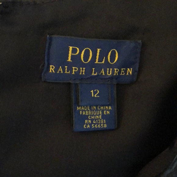 Gently Worn Girls Black Leather Polo Shift Dress - Picture 4 of 4